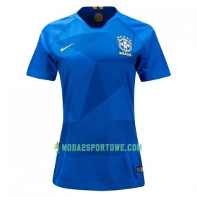 Koszulka Brazylia Damska Mistrzostwa Świata 2018 Wyjazdowe Stroje Piłkarskie